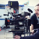 Kameramann Sören Schulz an der Alexa Mini am Set von "Der Rebell"